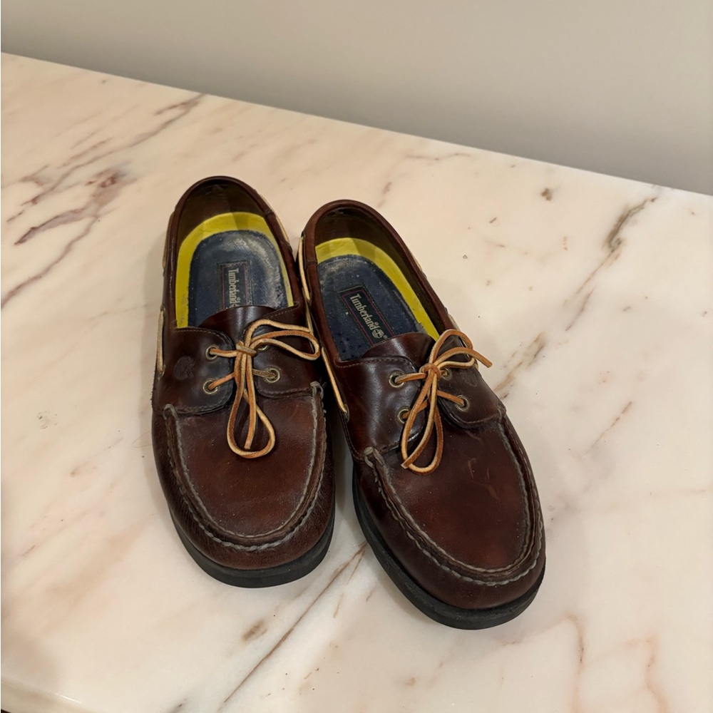 Timberland Brown Leather Loafers